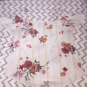 a off the shoulder shirt